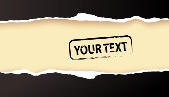 550x316 Torn Paper Vectors