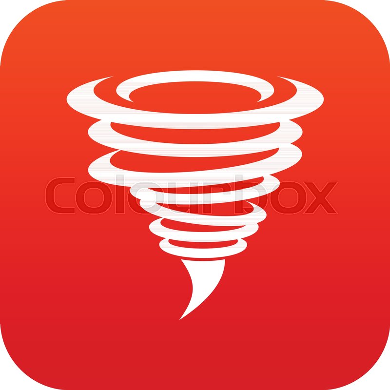 Tornado Icon Digital Red For Any Stock Vector Colourbox 800x800 Tornado Icon Digital Red For Any Stock Vector Colourbox