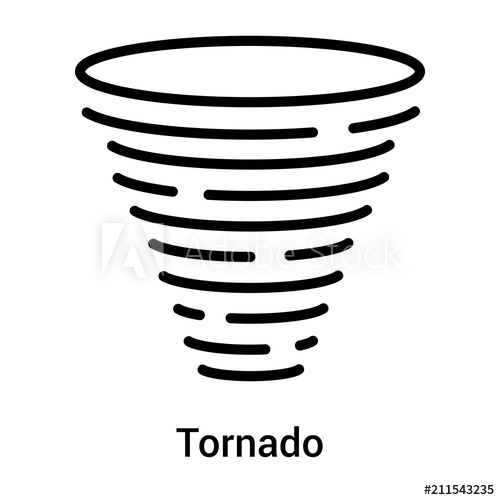 Tornado Icon Vector Sign And Symbol Isolated On White Background 500x500 Tornado Icon Vector Sign And Symbol Isolated On White Background