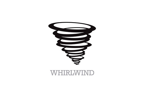 580x386 Whirlwind Tornado Icon Vector Graphic