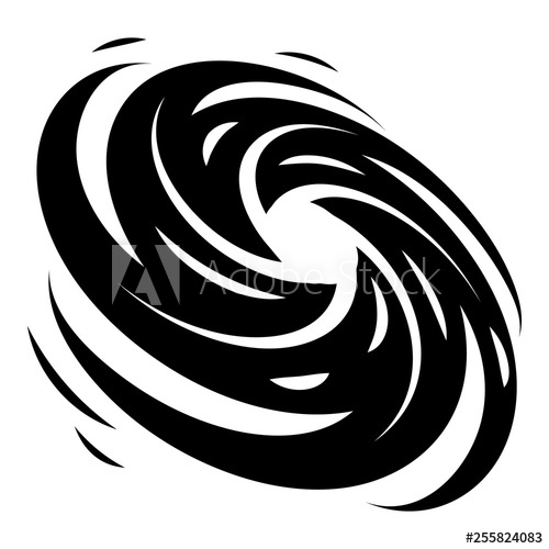 500x500 Satellite Tornado Icon Simple Illustration Of Satellite Tornado