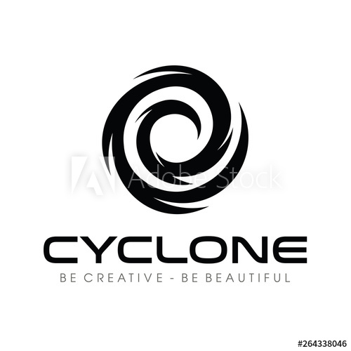 Cyclone, Tornado Logo Vector 500x500 Cyclone, Tornado Logo Vector