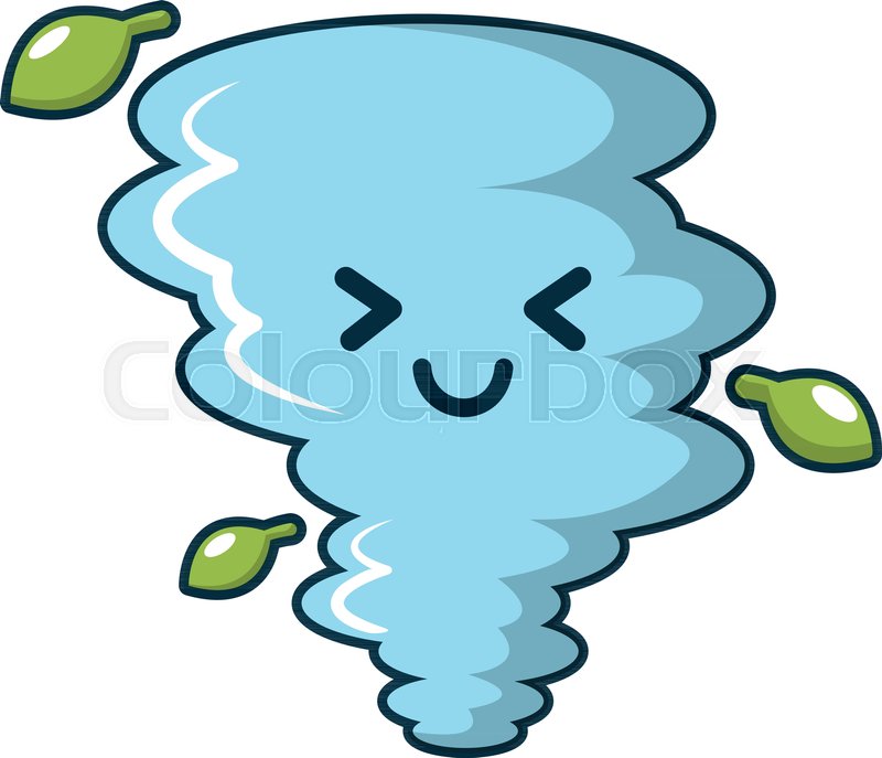 800x687 Tornado Icon Cartoon Illustration Of Stock Vector Colourbox