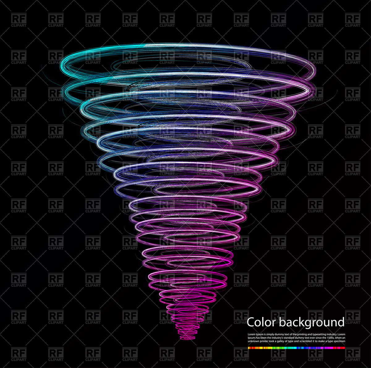 1200x1189 Colorful Tornado Vector Image Of Objects