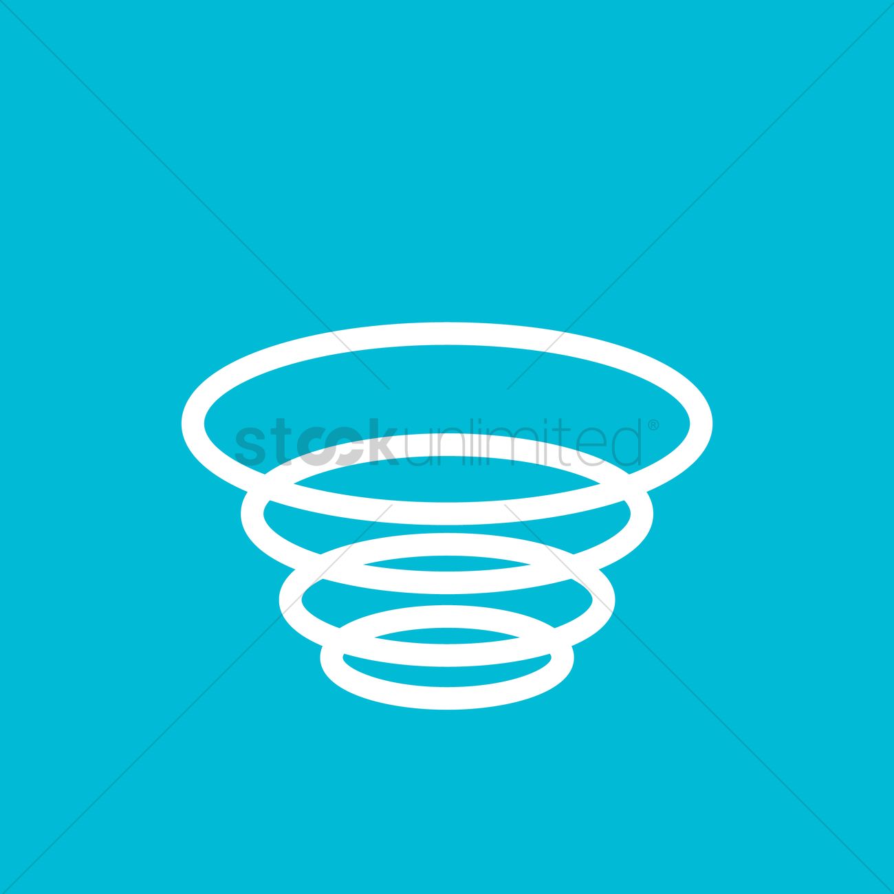 1300x1300 Free Tornado Vector Image