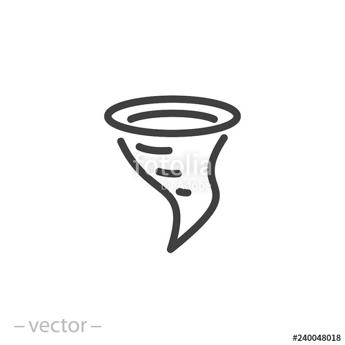 500x500 Tornado, Vector Icon Stock Image And Royalty Free Vector