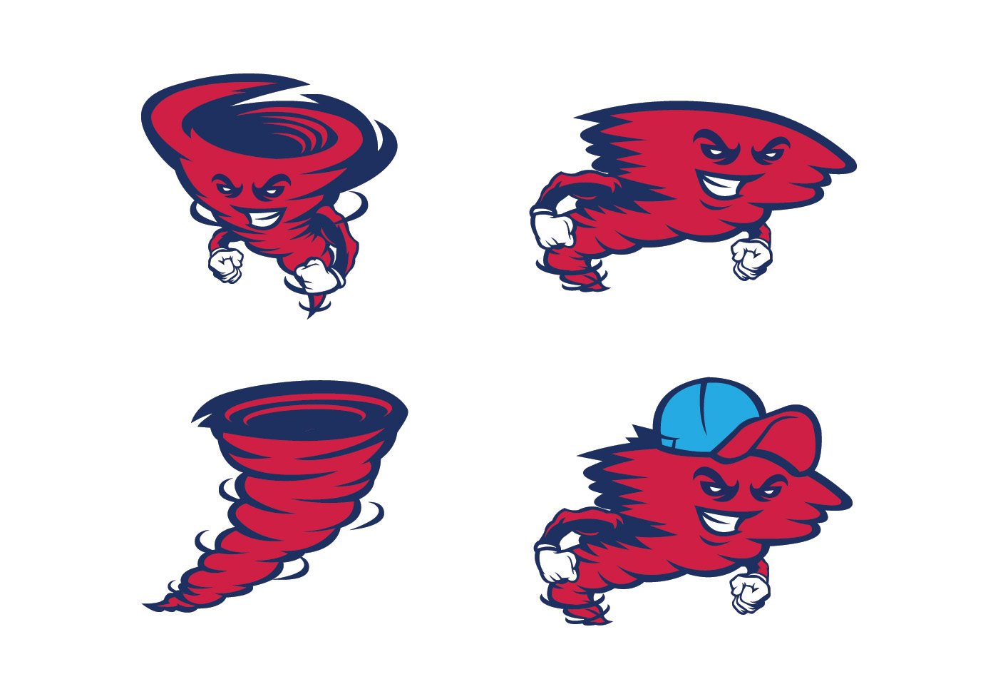 1400x980 Tornado Free Vector Art