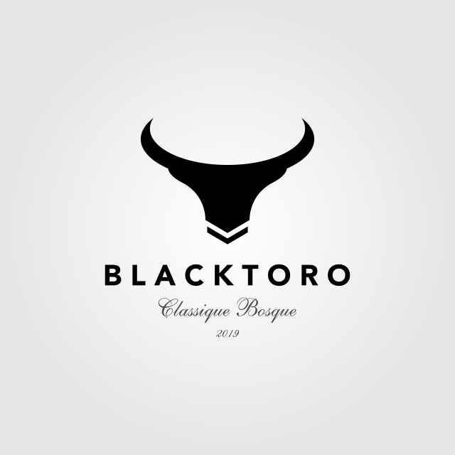 640x640 Vintage Back Toro Bull Logo Vector Designs Template For Free