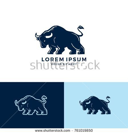 450x470 Bull Logo Vector Icon Download Illustration
