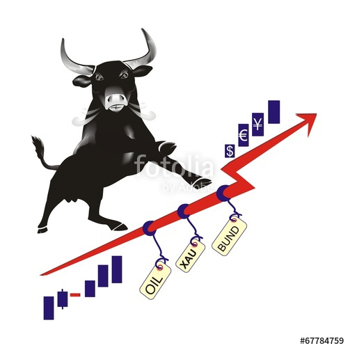 500x500 Toro Rialzista Stock Image And Royalty Free Vector