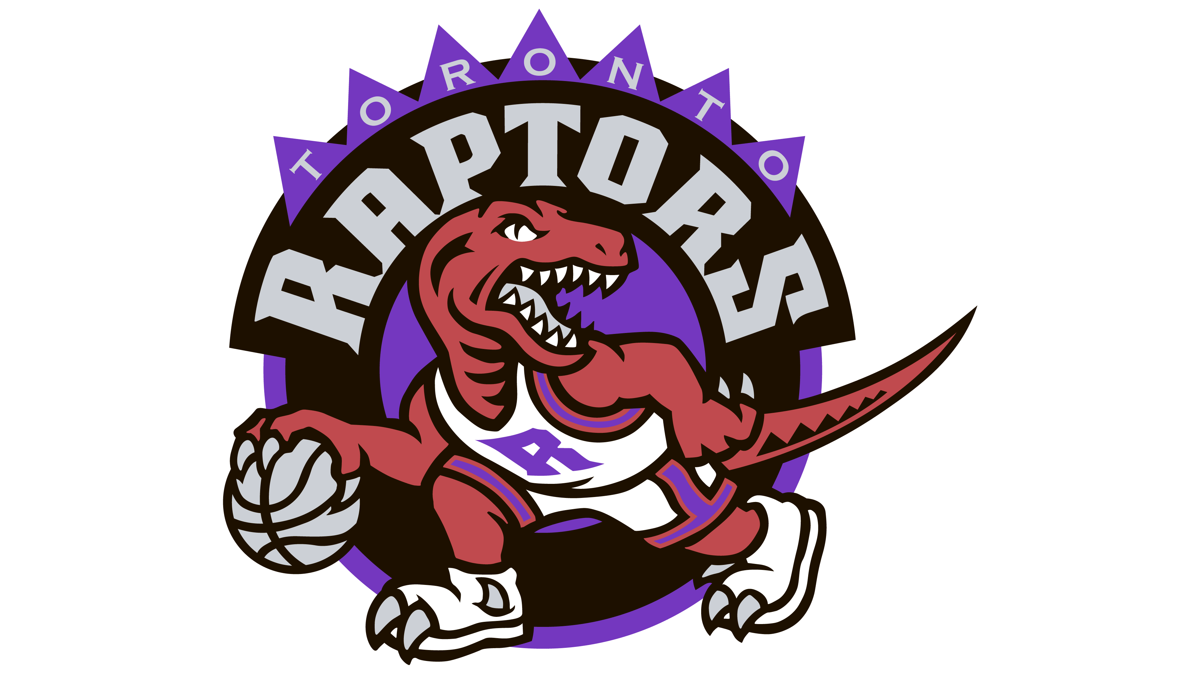 3840x2160 Toronto Raptors Logo