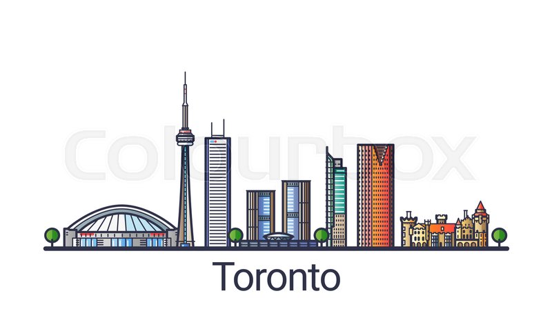 Toronto Skyline Vector