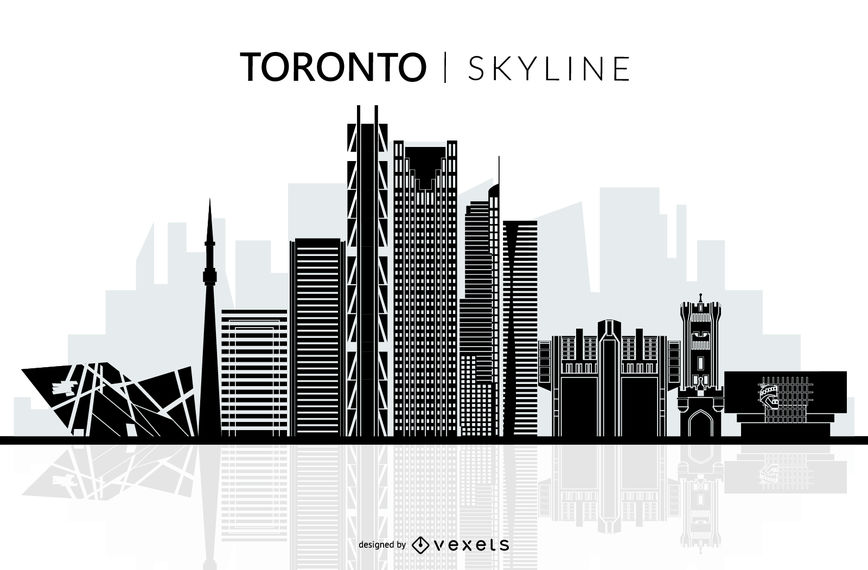 868x570 Toronto Skyline Silhouette