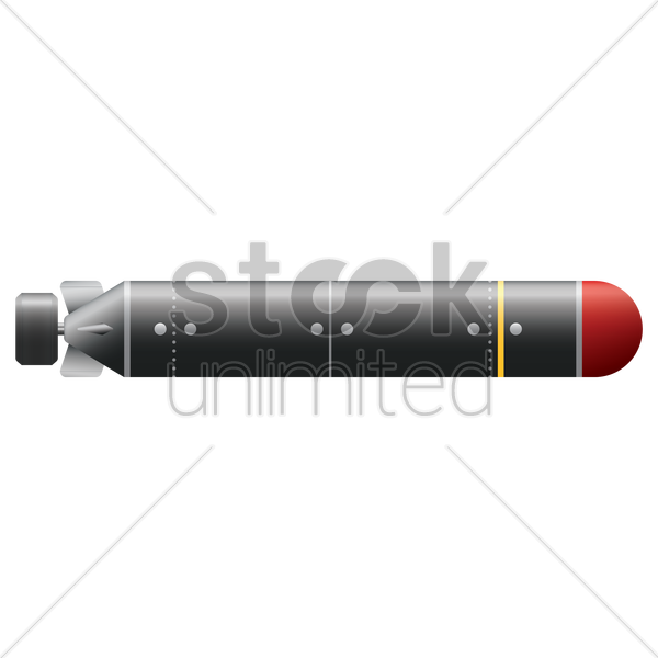 600x600 Torpedo Vector Image