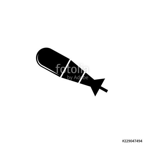 500x500 Weapon, Torpedo Icon Element Of Military Illustration Signs