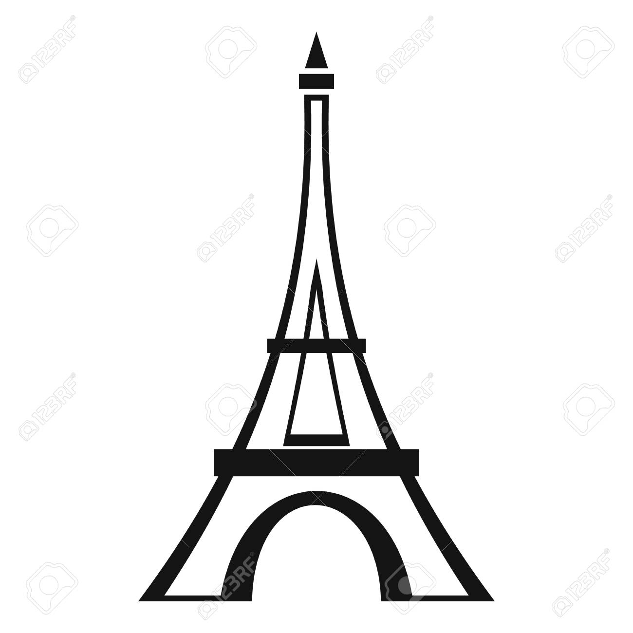 1300x1300 Torre Eiffel Vector