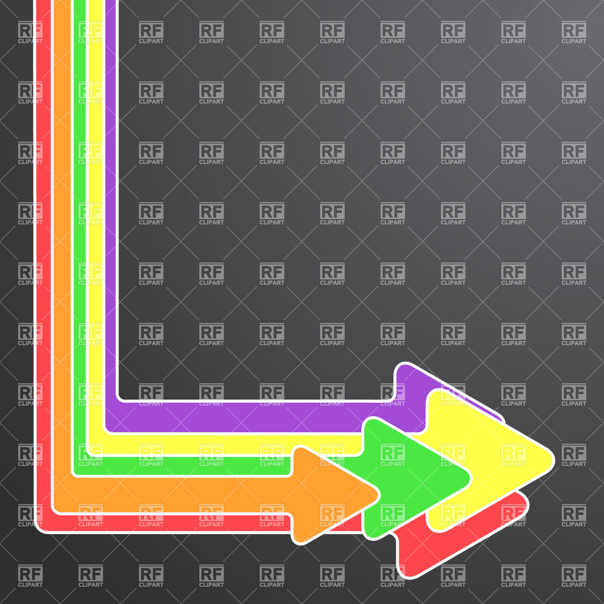 1200x1200 Arrows Torrent On Black Background Vector Image Of Backgrounds