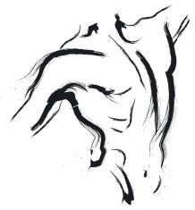 218x235 Charcoal Human Torso Vector Art Illustration I Think This Has