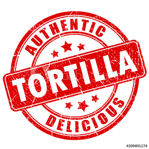500x500 Tortilla Vector Stamp