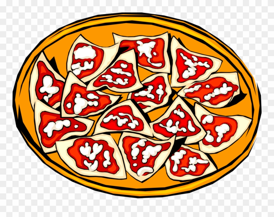 880x696 Vector Illustration Of Snack Or Appetizer Tortilla Clipart