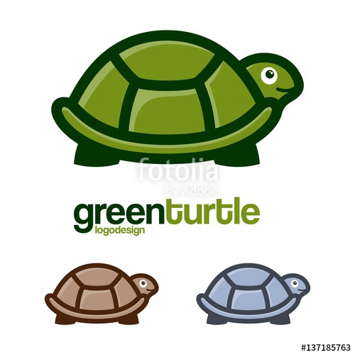 500x500 Turtle Logo Side View Stock Image And Royalty Free Vector
