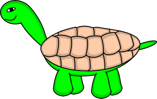 500x315 Vector Graphics Of Tortoise With Shell