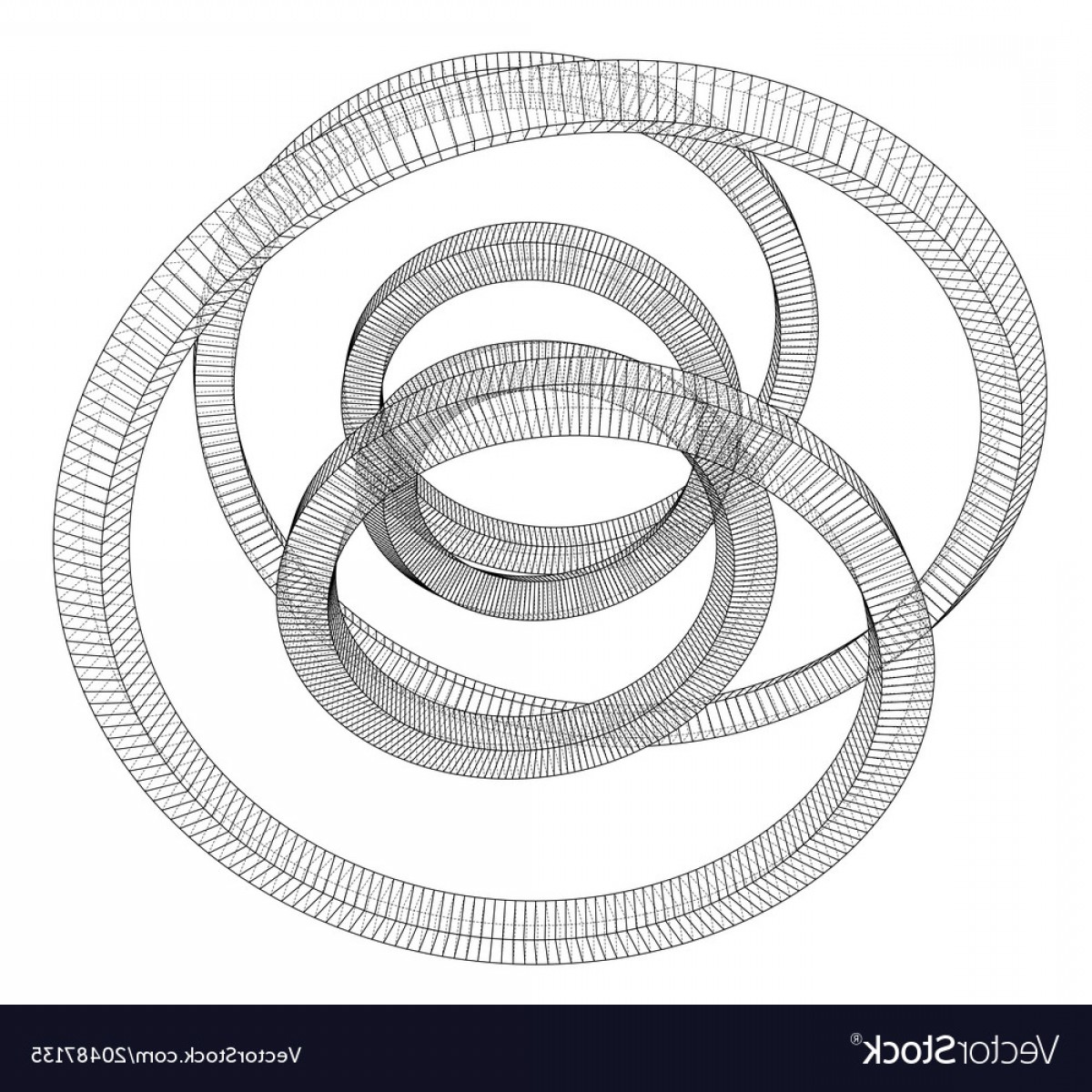 1200x1200 Torus Outline Rendering Of D Vector Soidergi