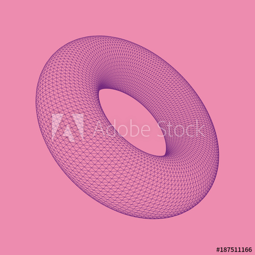 500x500 Torus Vector Illustration