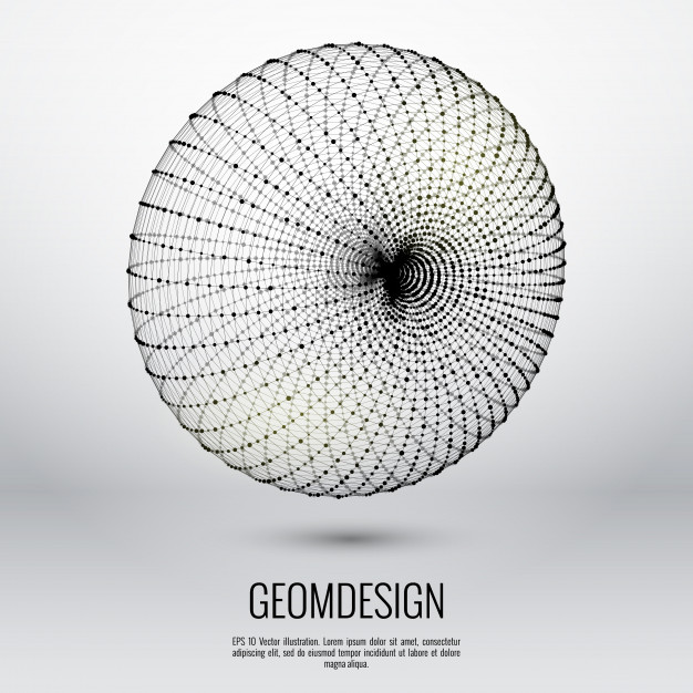 626x626 Torus Element For Cyber, Digital, Science, Big Data Design