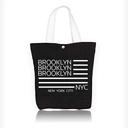 Women's Canvas Tote Bag, Vector Theme Of New York City 425x425 Women's Canvas Tote Bag, Vector Theme Of New York City