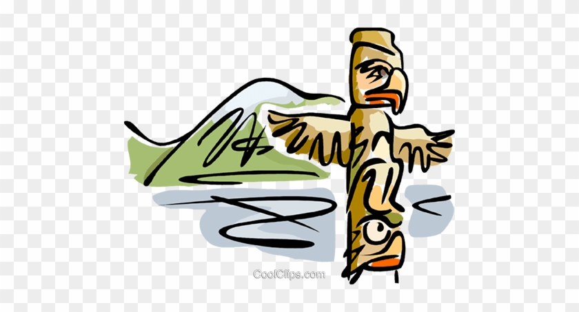 840x453 Totem Pole Royalty Free Vector Clip Art Illustration