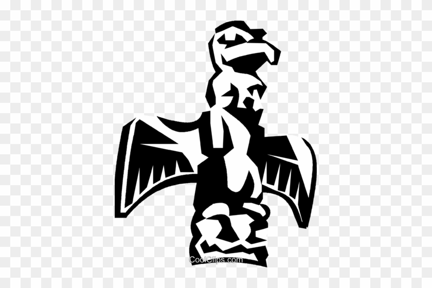 840x560 Totem Pole Royalty Free Vector Clip Art Illustration