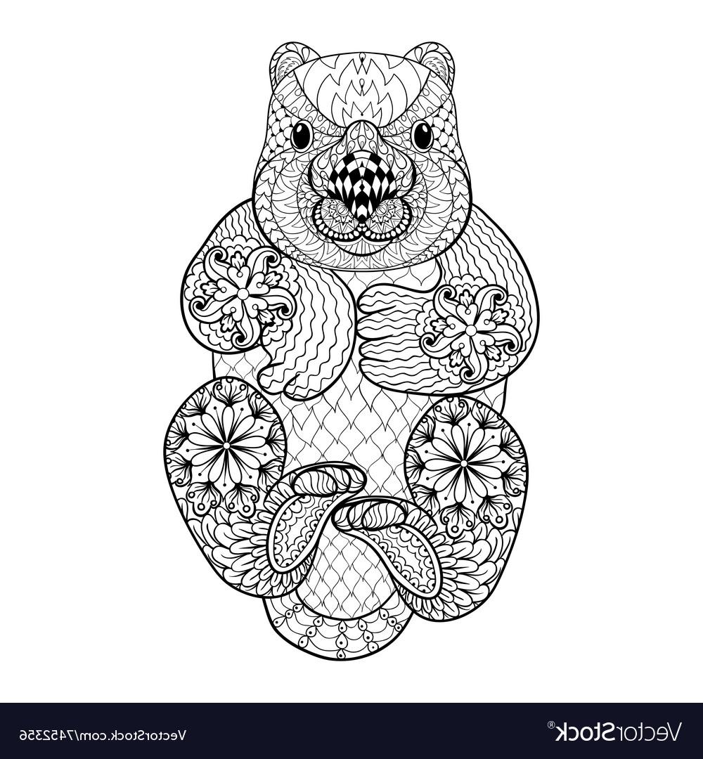 1000x1080 Unique Black Bear Animal Totem Vector Cdr Vector Images Design