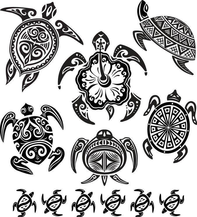 676x747 Free Turtle Totem Vector Files, Vectors Graphics