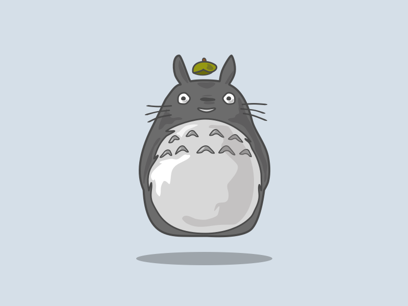 Totoro Vector At Collection Of Totoro Vector Free For Personal Use