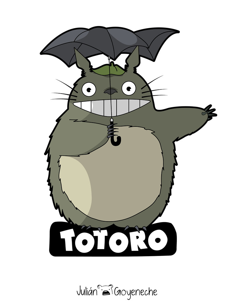 Totoro Vector At Collection Of Totoro Vector Free For Personal Use