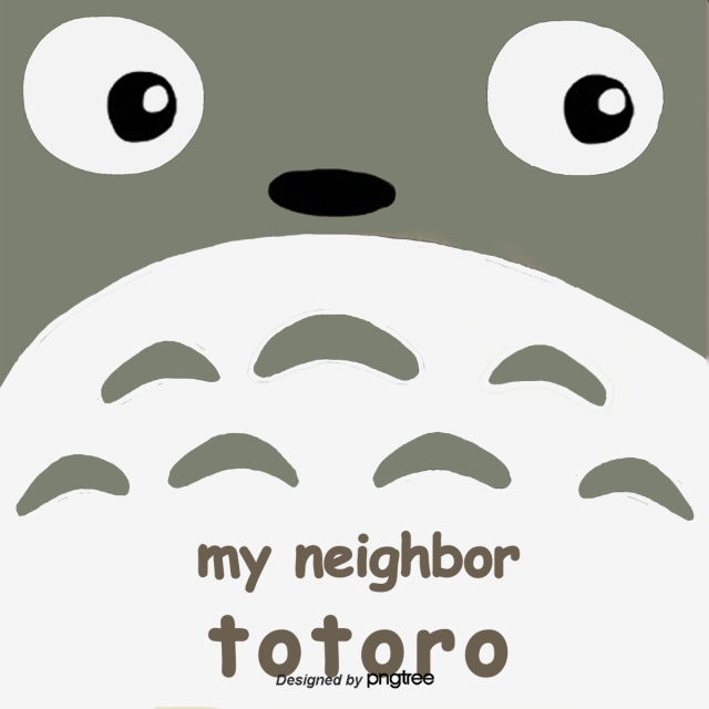 640x640 My Neighbor Totoro Png, Vector, And Clipart With Transparent
