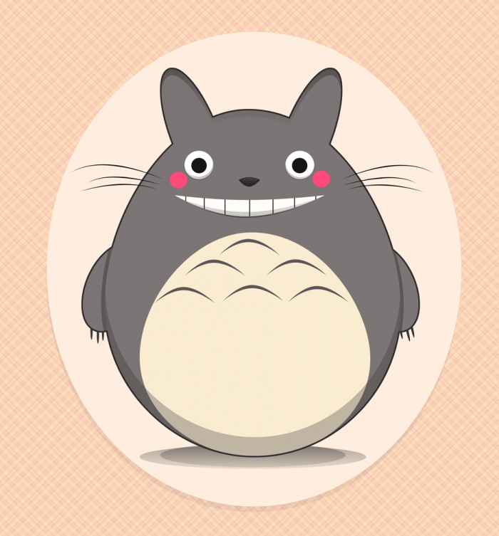 700x753 Totoro Kawaii Png Vector, Clipart
