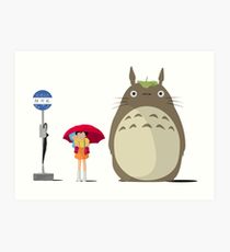 210x230 Totoro Vector Art Prints Redbubble