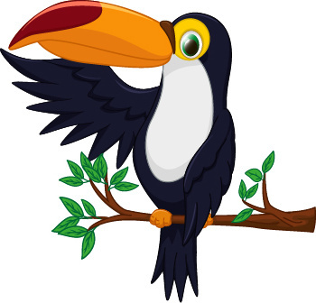 Toucan Vector Free Vector Download 350x336 Toucan Vector Free Vector Download