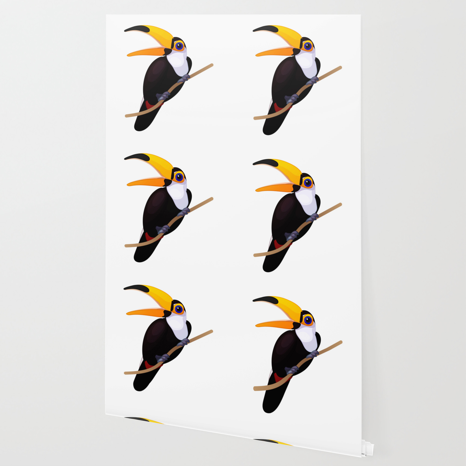 Exotic Toucan Vector Graphic Character Wallpaper 1500x1500 Exotic Toucan Vector Graphic Character Wallpaper