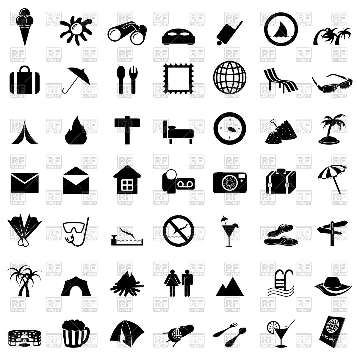 1200x1200 Travel And Tourism Web Icons Vector Image Of Travel Angelp