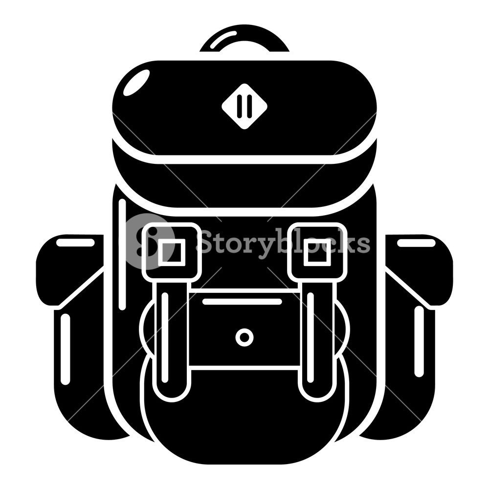 Backpack Tourism Icon Simple Illustration Of Backpack Tourism 1000x1000 Backpack Tourism Icon Simple Illustration Of Backpack Tourism