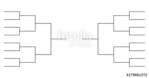 500x263 Team Tournament Bracket Templates Stock Image And Royalty Free