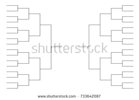 450x326 Double Elimination Horseshoe Tournament Bracket Template