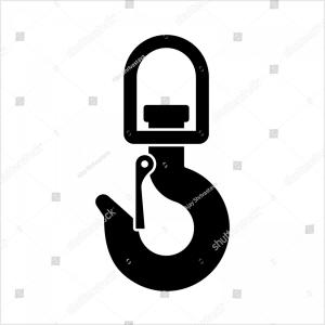 300x300 Crane Hook Icon Tow Vector Art Hoodamathrun