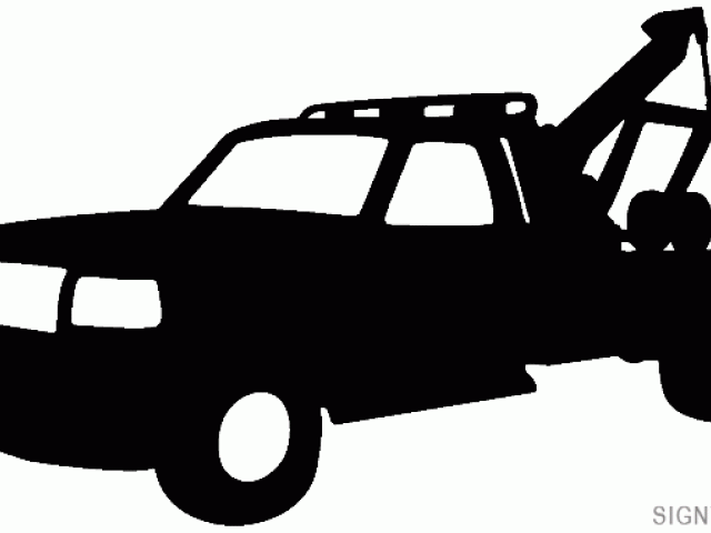 640x480 Tow Truck Vector