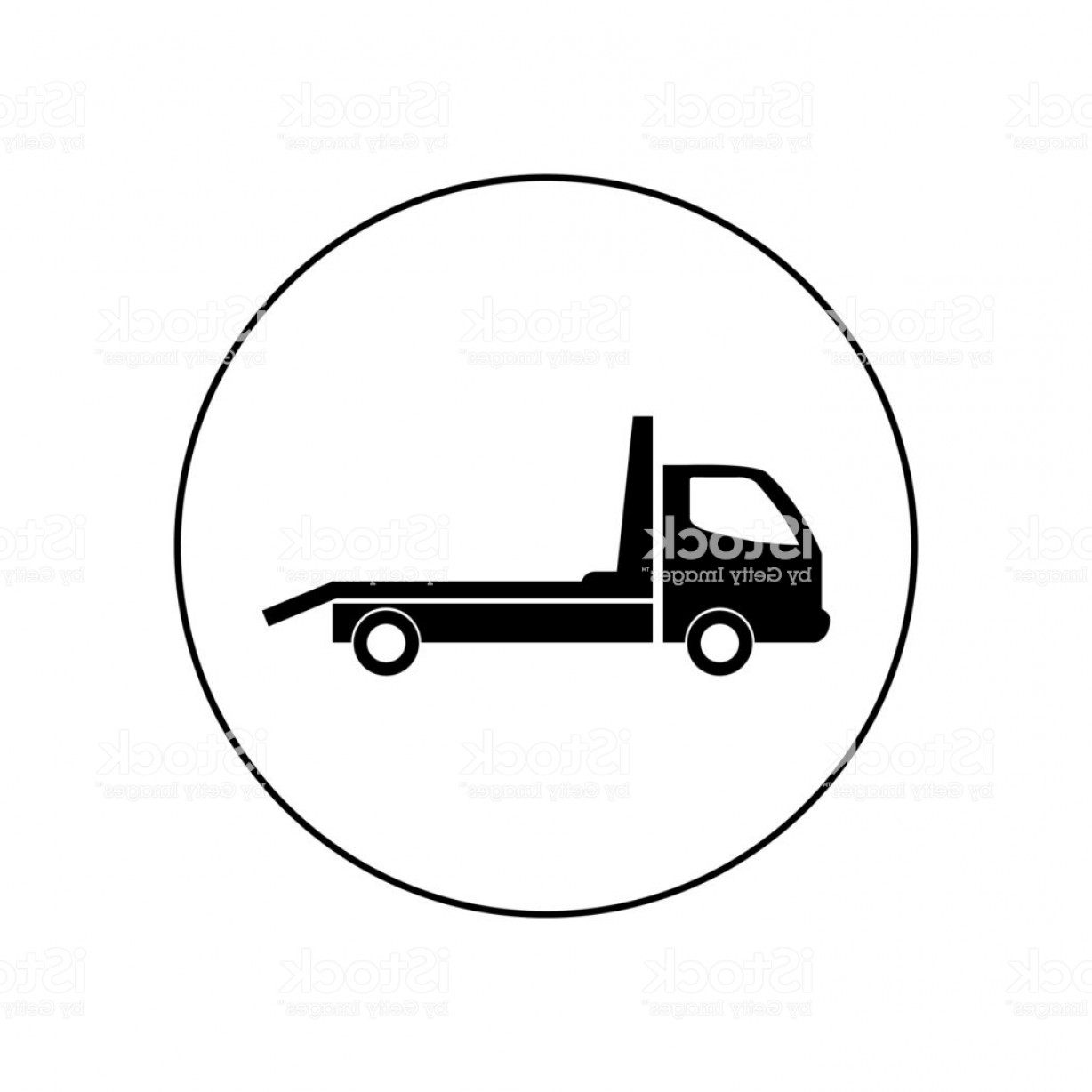1228x1228 Towing Truck Hook Vector Catamart