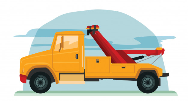 626x339 Vector Illustration Of Tow Truck Vector Premium Download