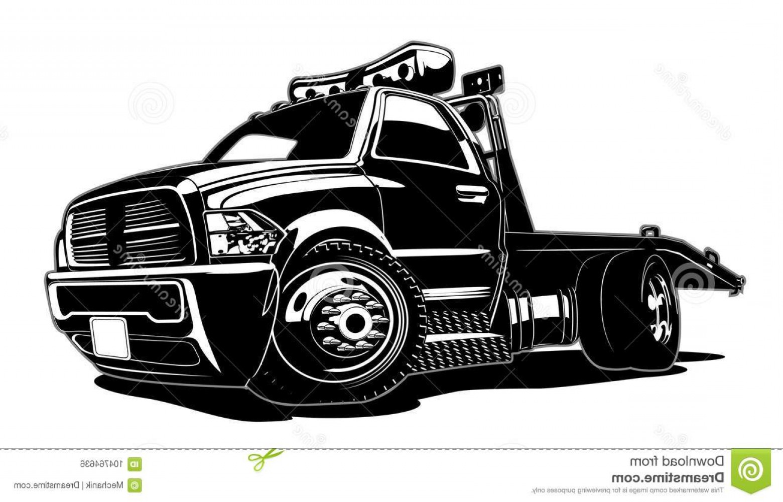 Tow Truck Vector at Vectorified.com | Collection of Tow Truck Vector